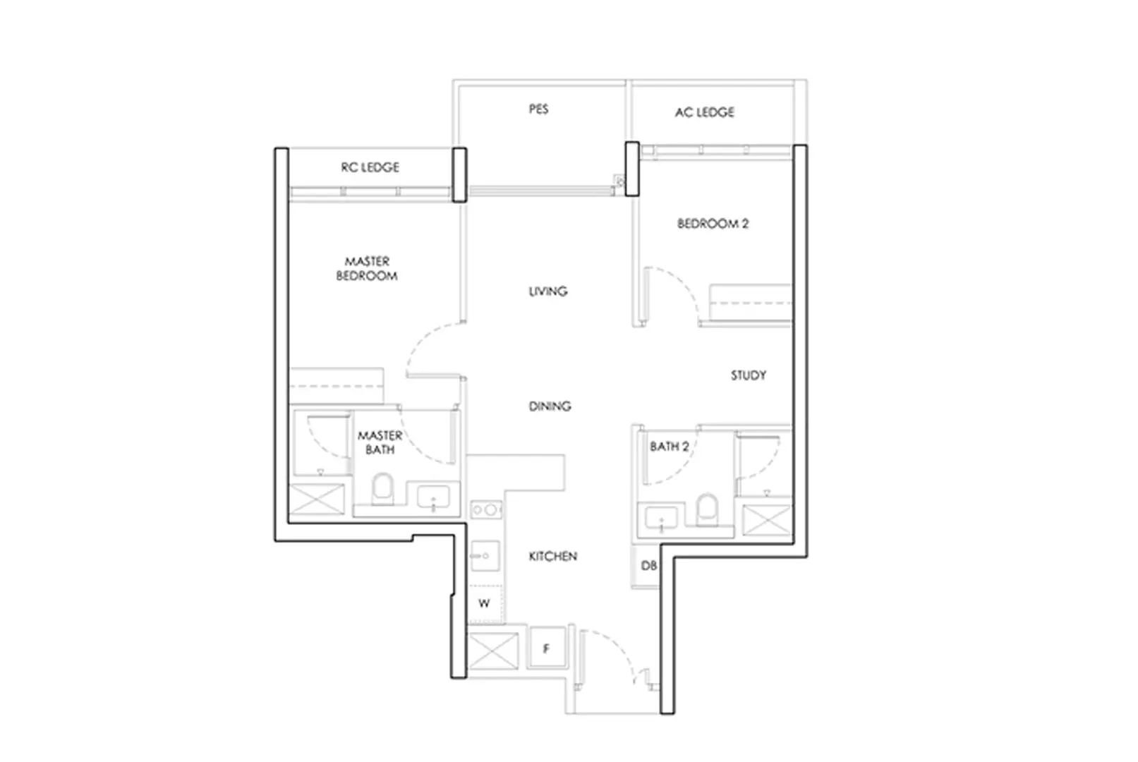 The Island Residence 4 Bedroom Floor Plan - Luxury Condo Layout Singapore