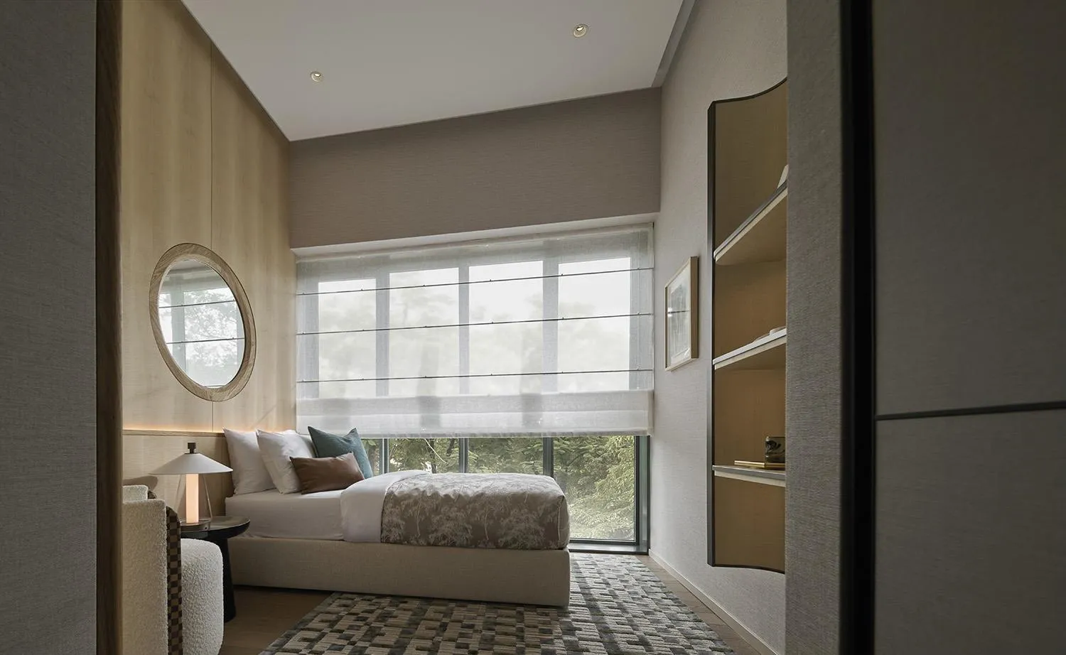 Example bedroom 3 of a 2,368 sq ft five-bedroom home, for illustration only