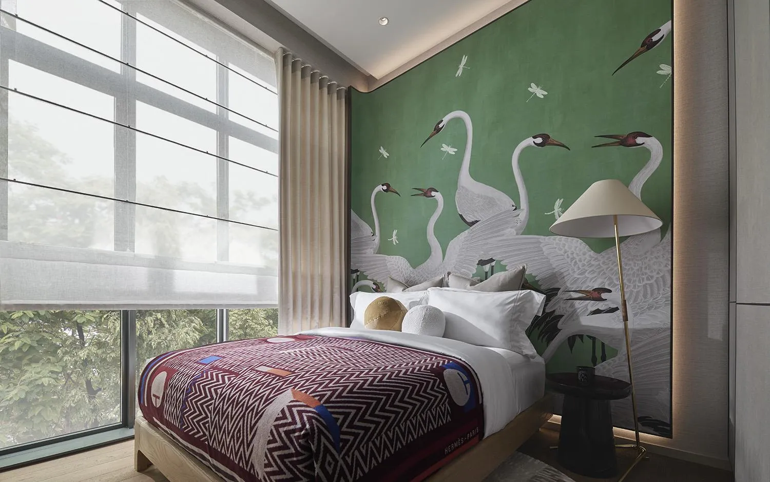 Example bedroom 4 of a 2,368 sq ft five-bedroom home, for illustration only