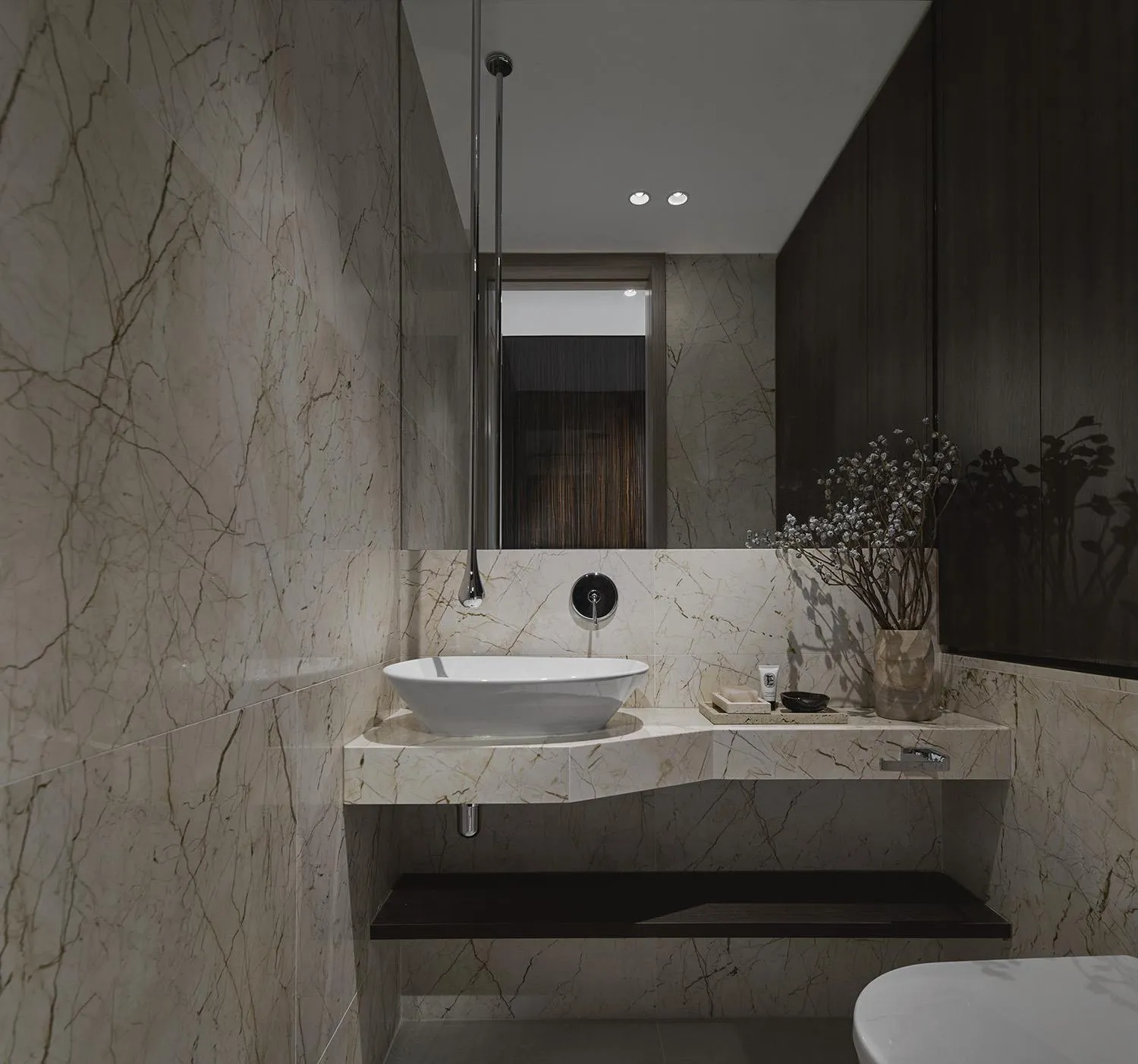 Example powder room of a 2,368 sq ft five-bedroom home, for illustration only